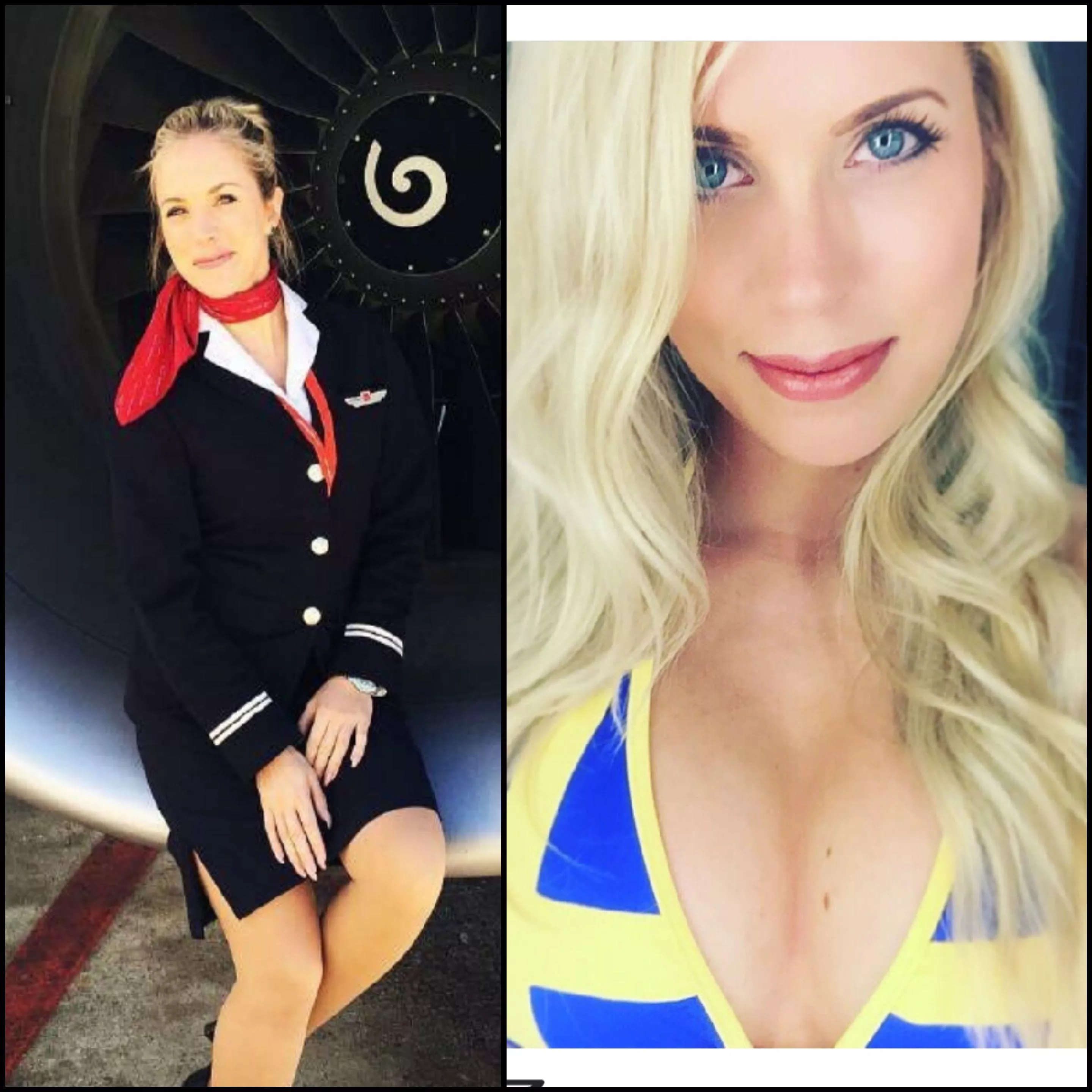 Bikini or uniform? Bikini or uniform?