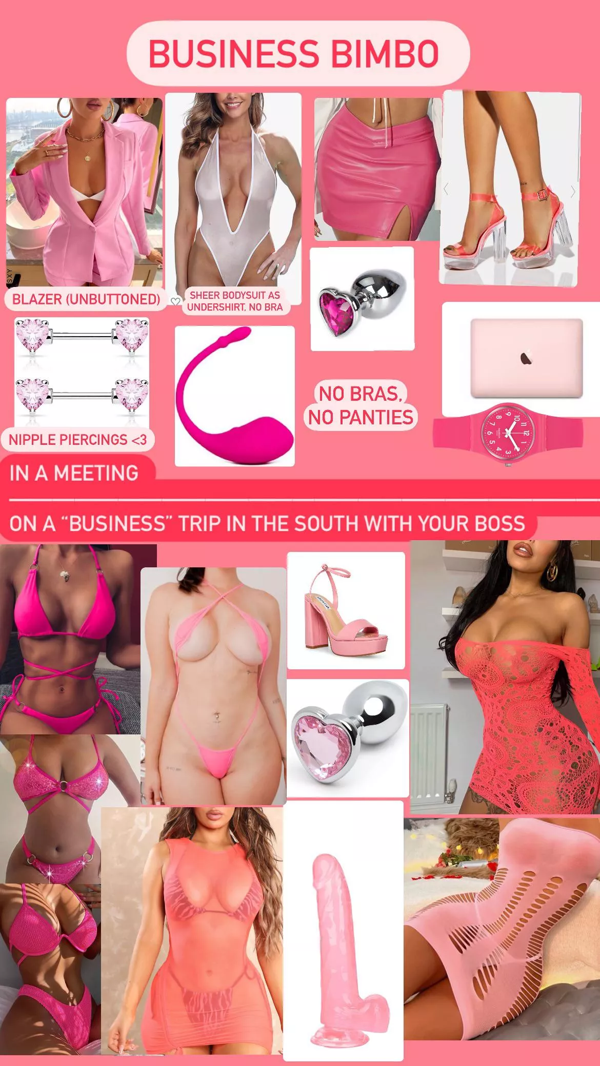 Bimbo lookbook - Workplace edition 💖