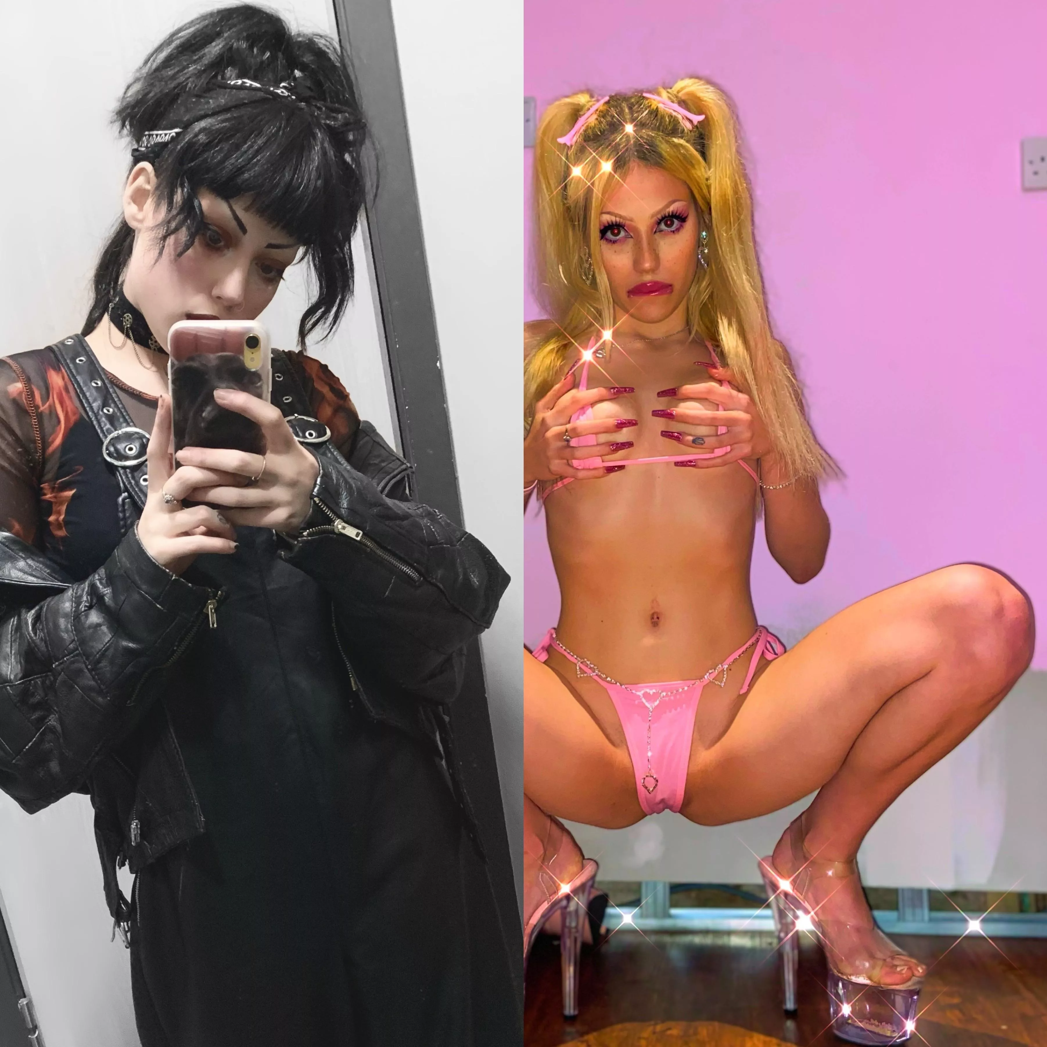 Bimbofication really does a body good! I look sooo much better as a dumb fuckdoll- don't you think? Next step: big fake tits!