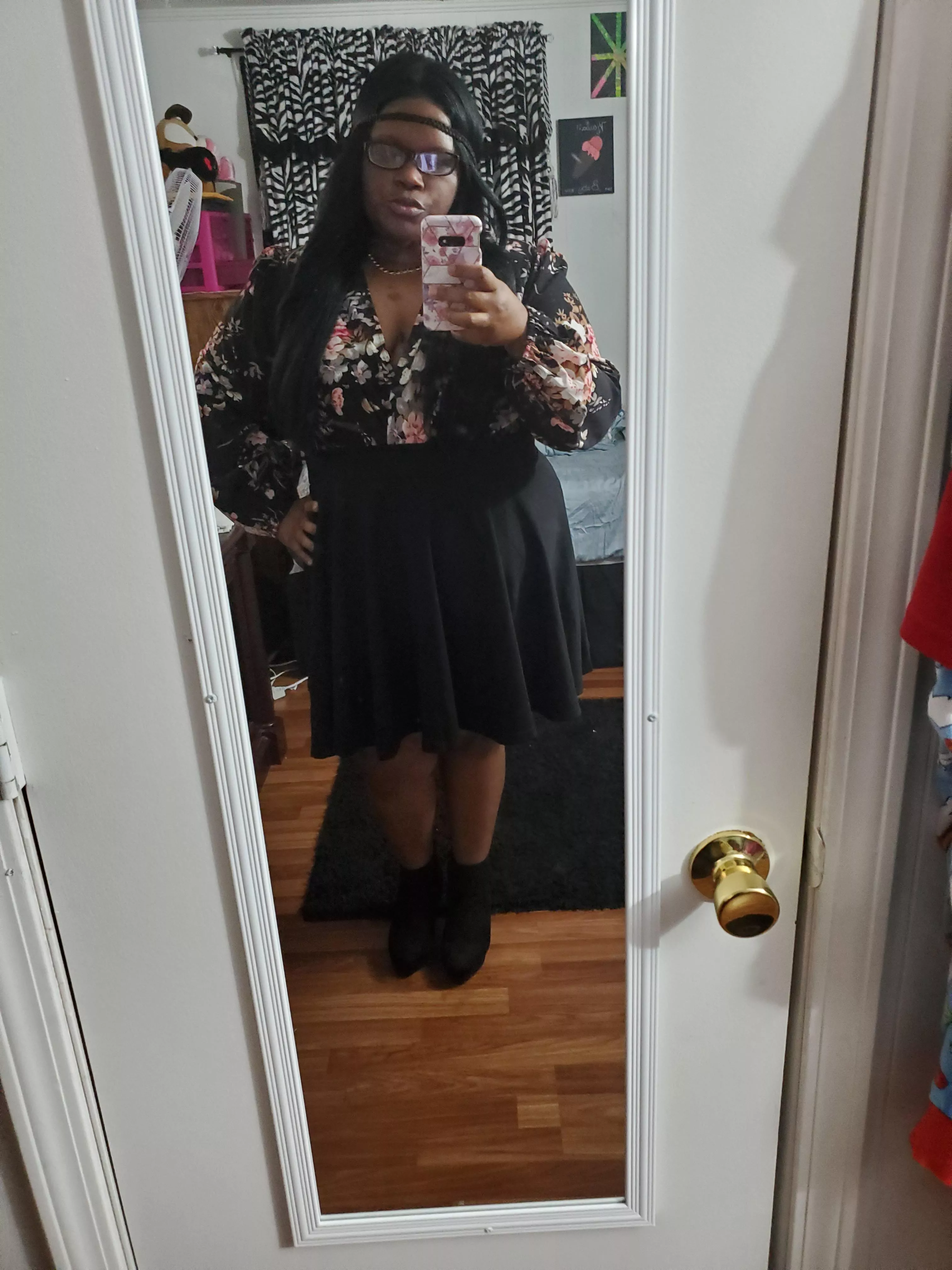 Birthday outfit that I didn't even get to wear. I guess I'll wear this year. 🤷🏾‍♀️