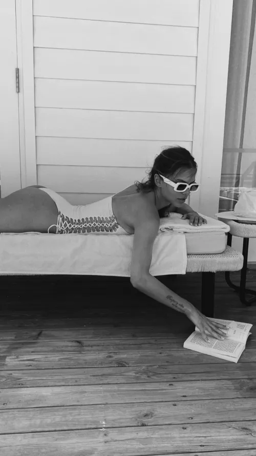 black and white