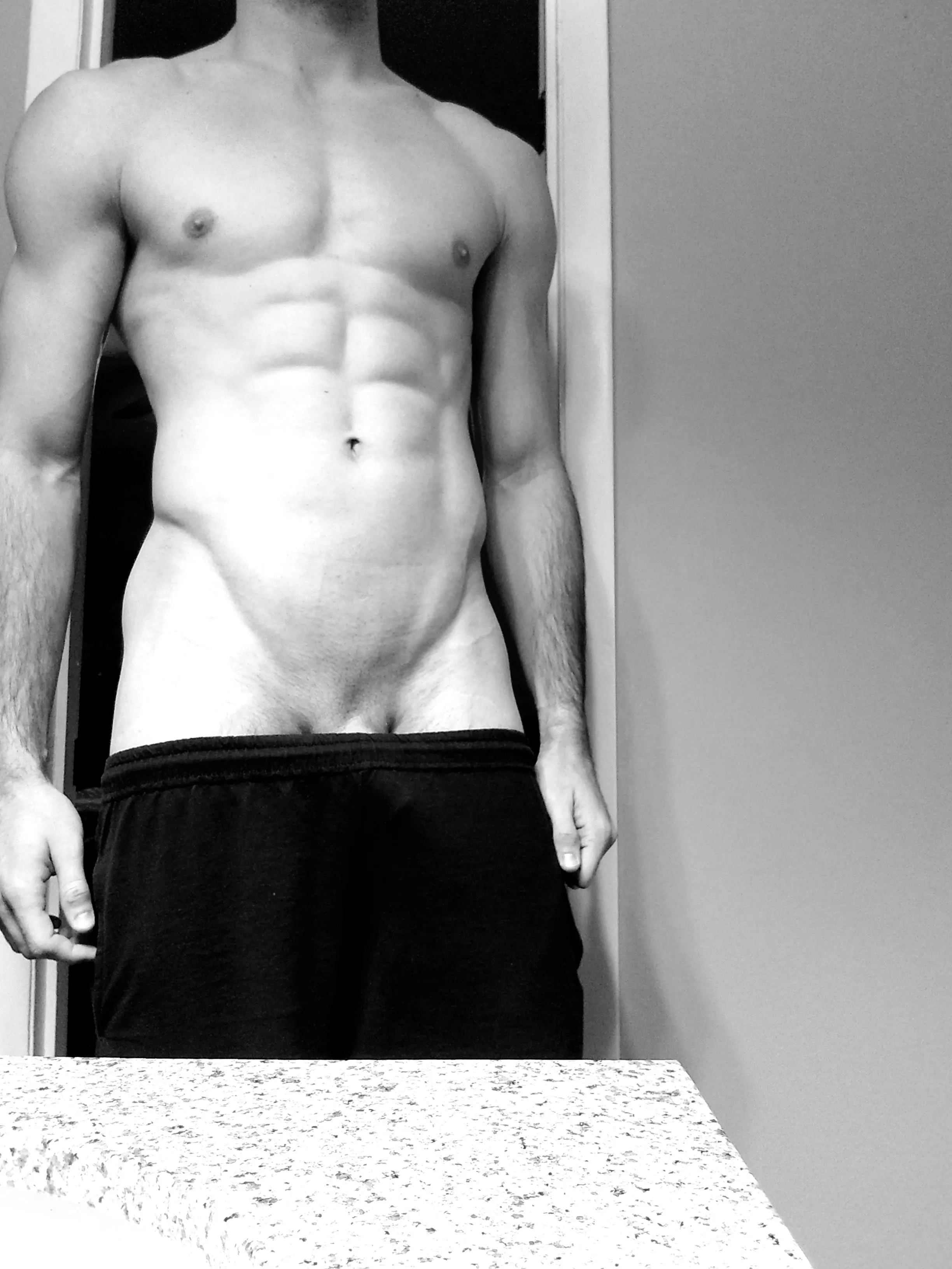 Black and white bc its winter and I don't rock a tan😂 happy Monday 28 (M)