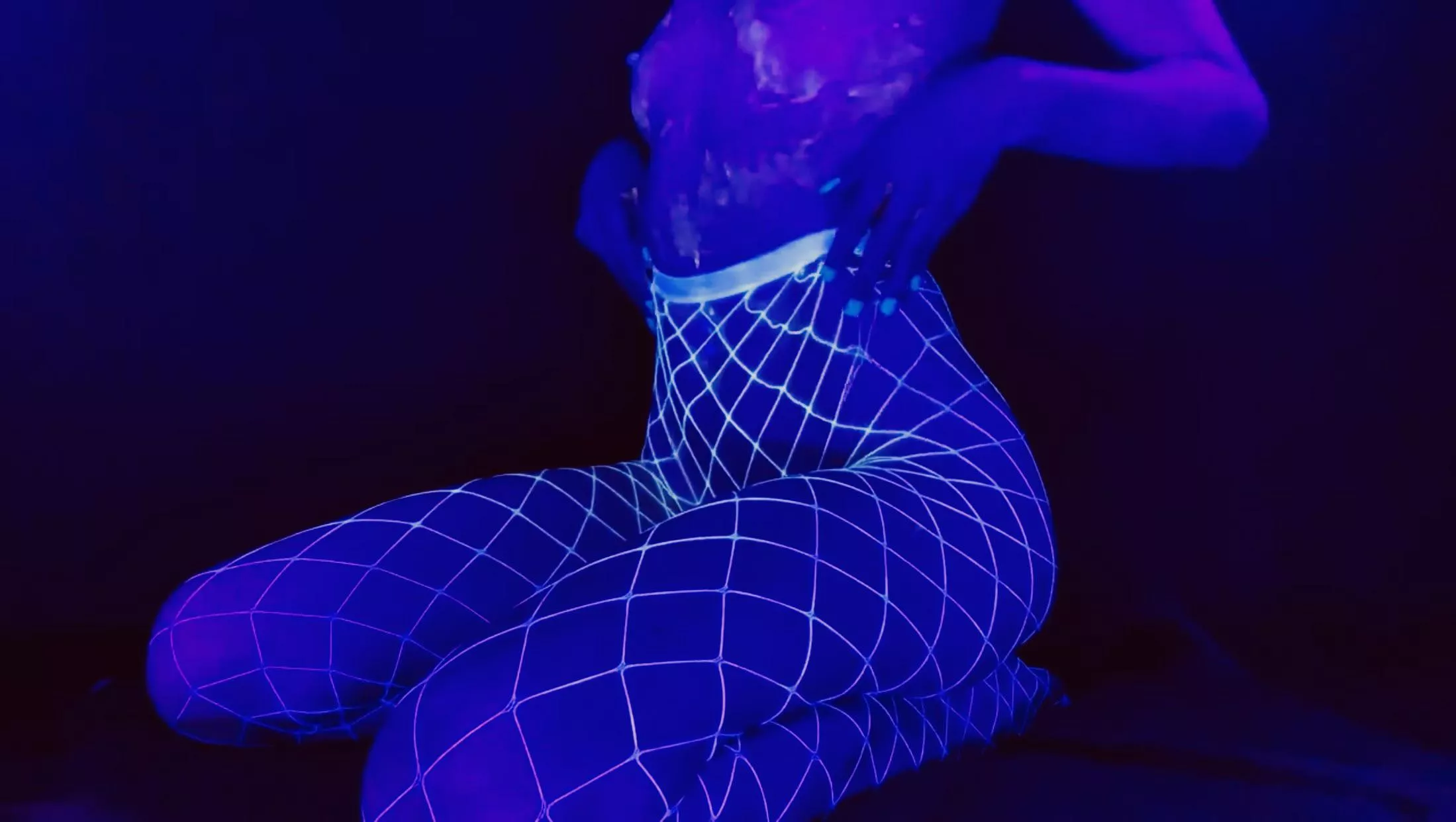 Black lights and fishnets Black lights and fishnets