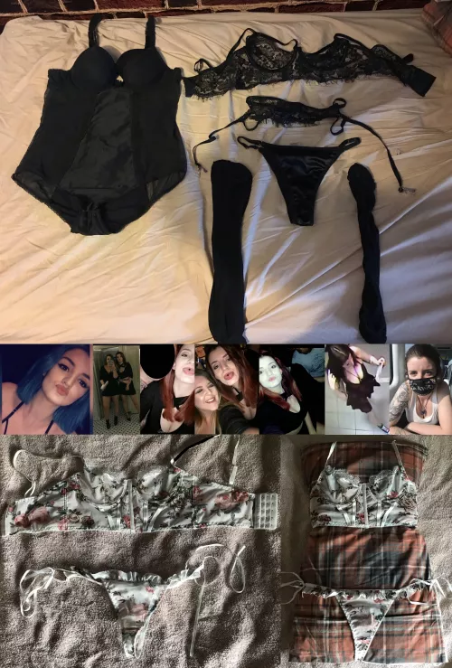 Black satin or white lace? Owner pictured Black satin or white lace? Owner pictured