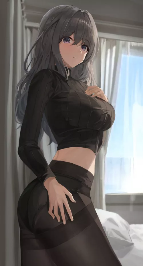 Black Sweater & Tights Black Sweater & Tights