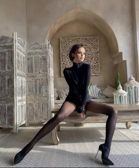 Black tights and heels :) @iamvlasova Black tights and heels :) @iamvlasova