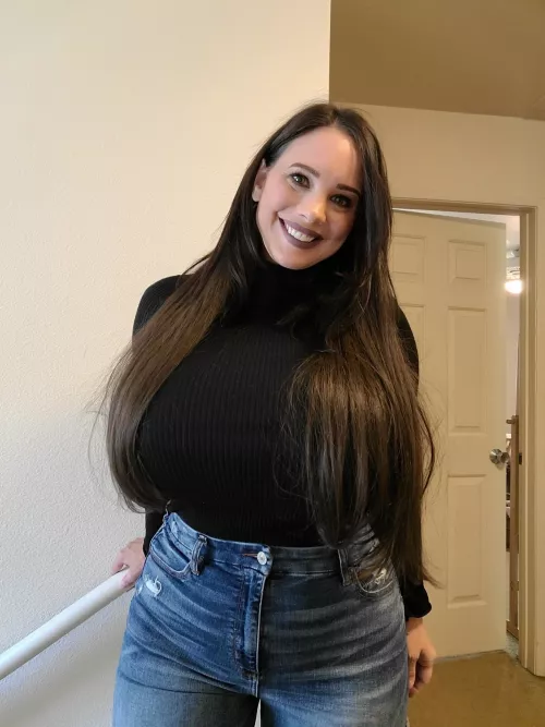 Black turtleneck