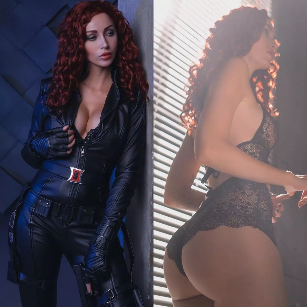 Widow nude cosplay black 10 Black