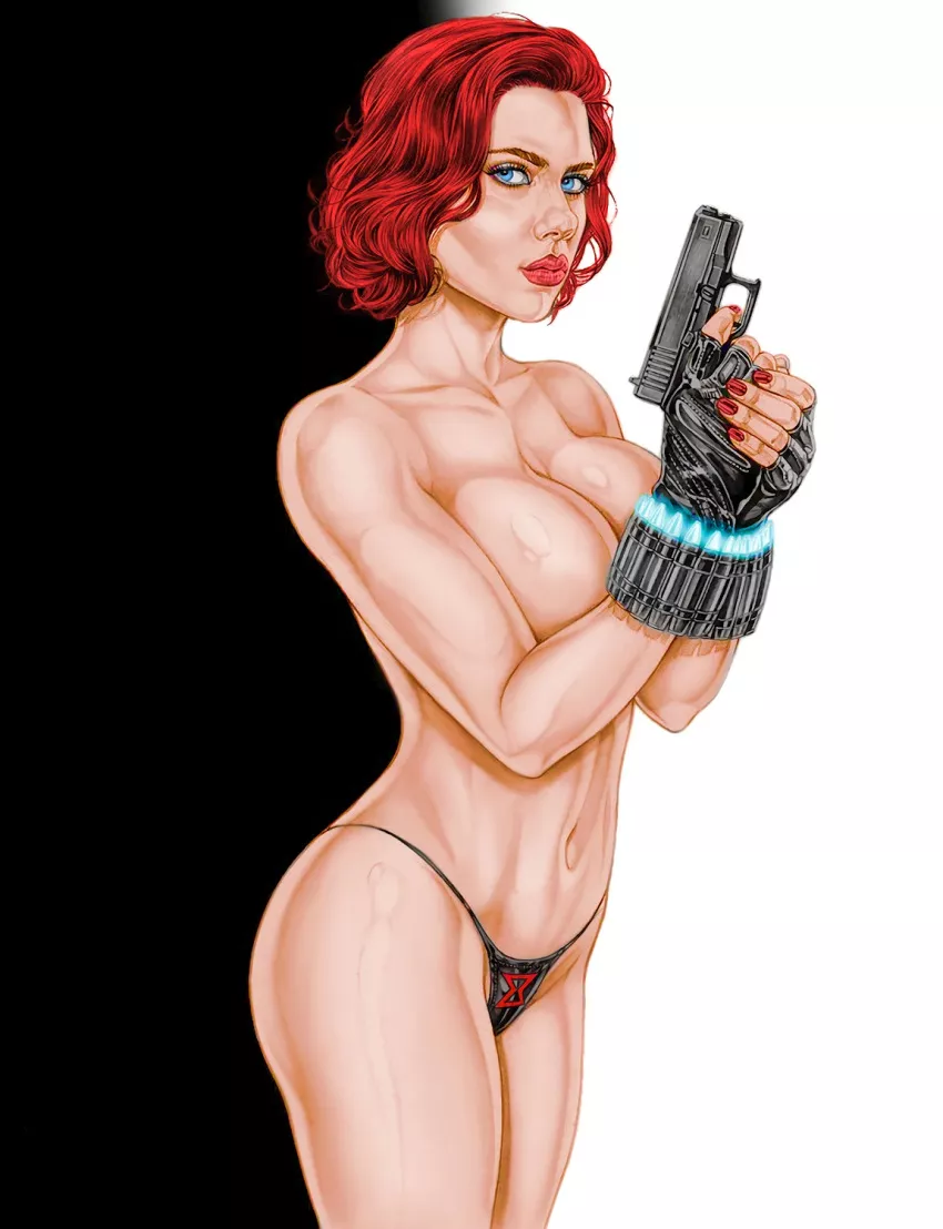Black widow is the avengers favorite spank bank nude porn picture |  Nudeporn.org