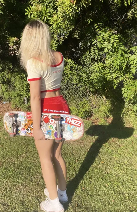 Blonde hair, blue eyes, and shy ???