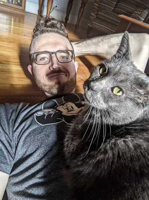 Blue and I say hi Blue and I say hi