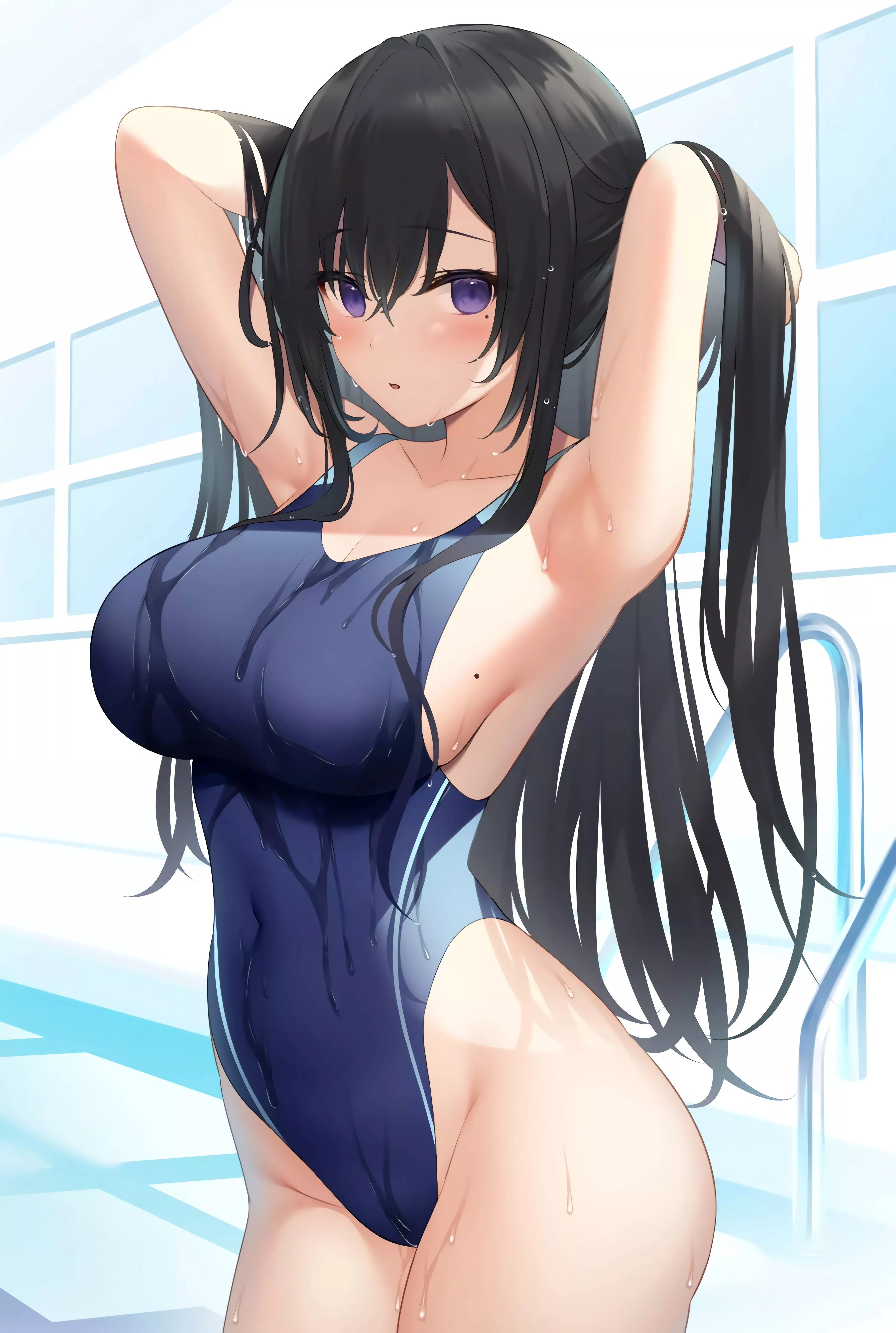 Blue Swimsuit Cutie Blue Swimsuit Cutie