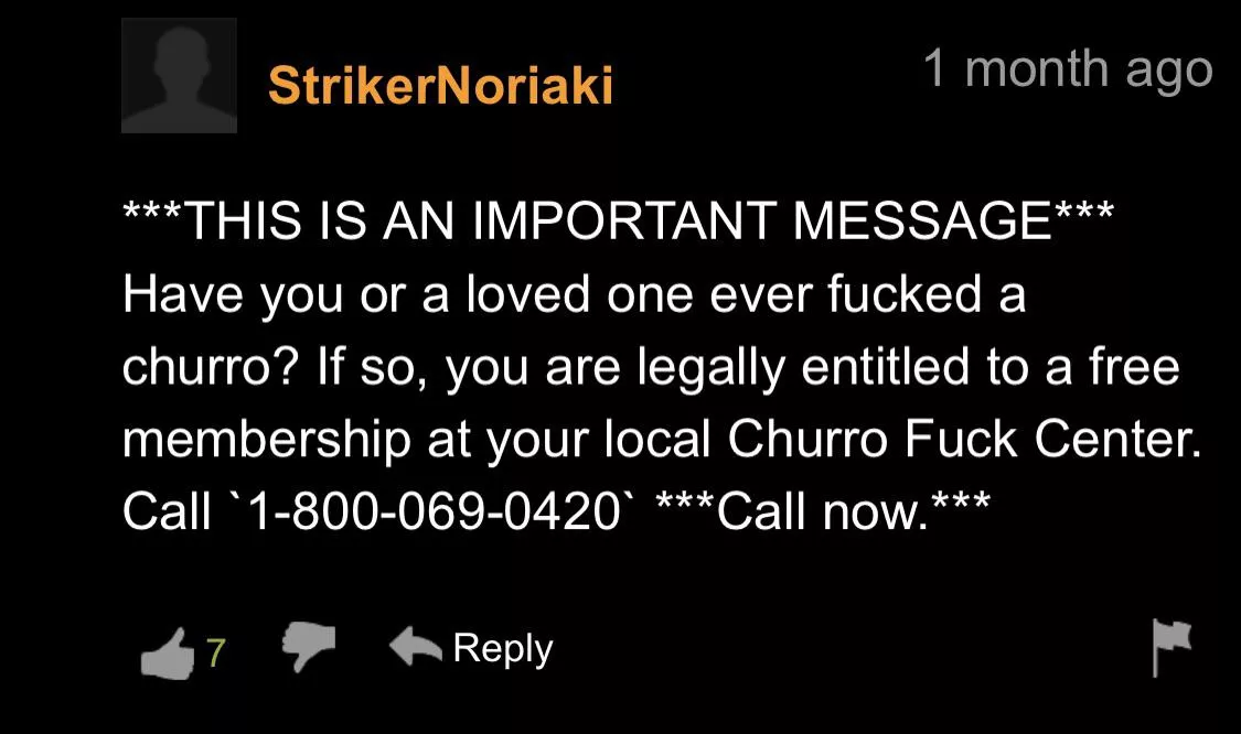 Blursed Churro . Blursed Churro .