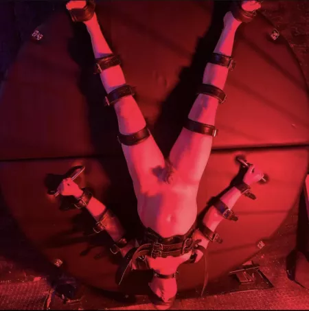 Bondage wheel in action,if you can do better show your worth Bondage wheel in action,if you can do better show your worth