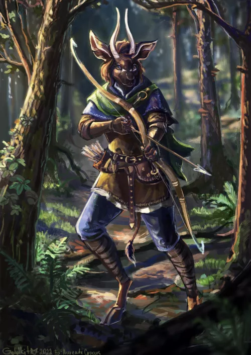 Bongo archer [char by Lommox[FA], art by me]