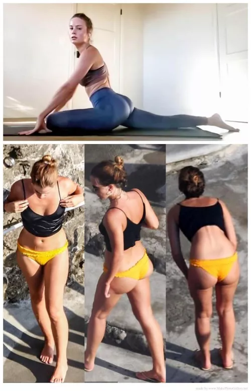 Booty Battle: Brie Larson versus Emma Watson Booty Battle: Brie Larson versus Emma Watson