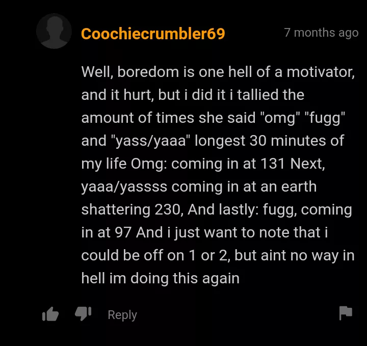 Boredom is one hell of a motivator