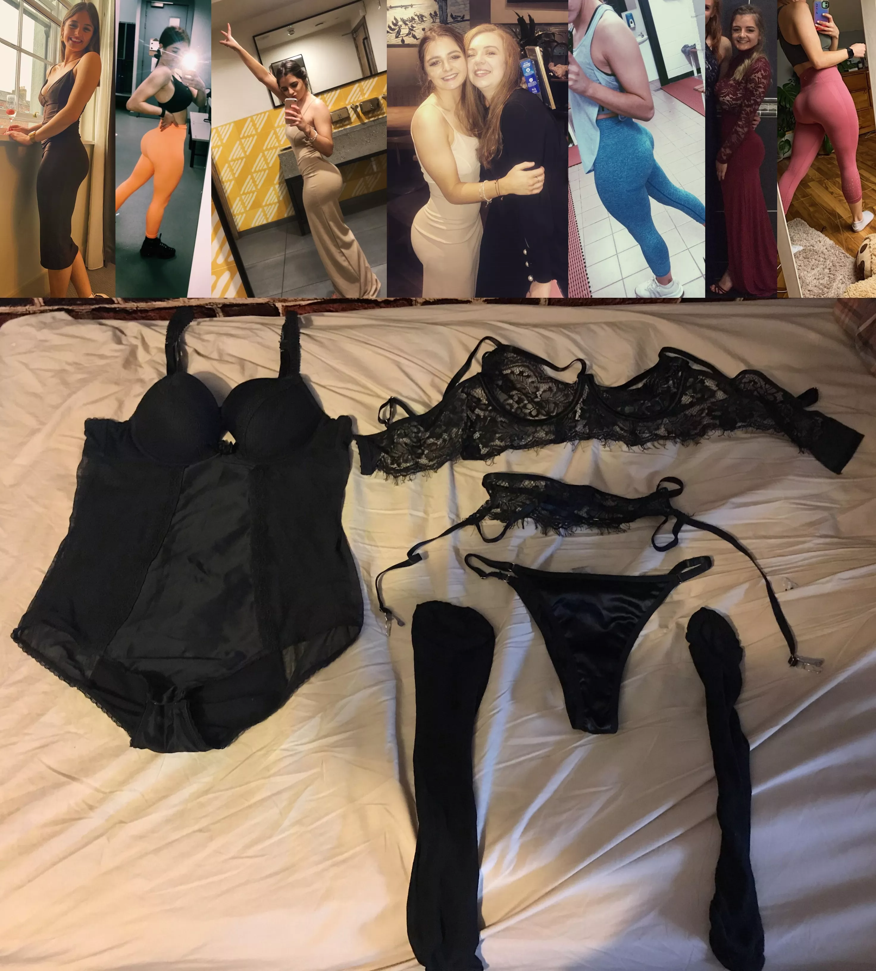 'Borrowed' lingerie from the hottest girl in school