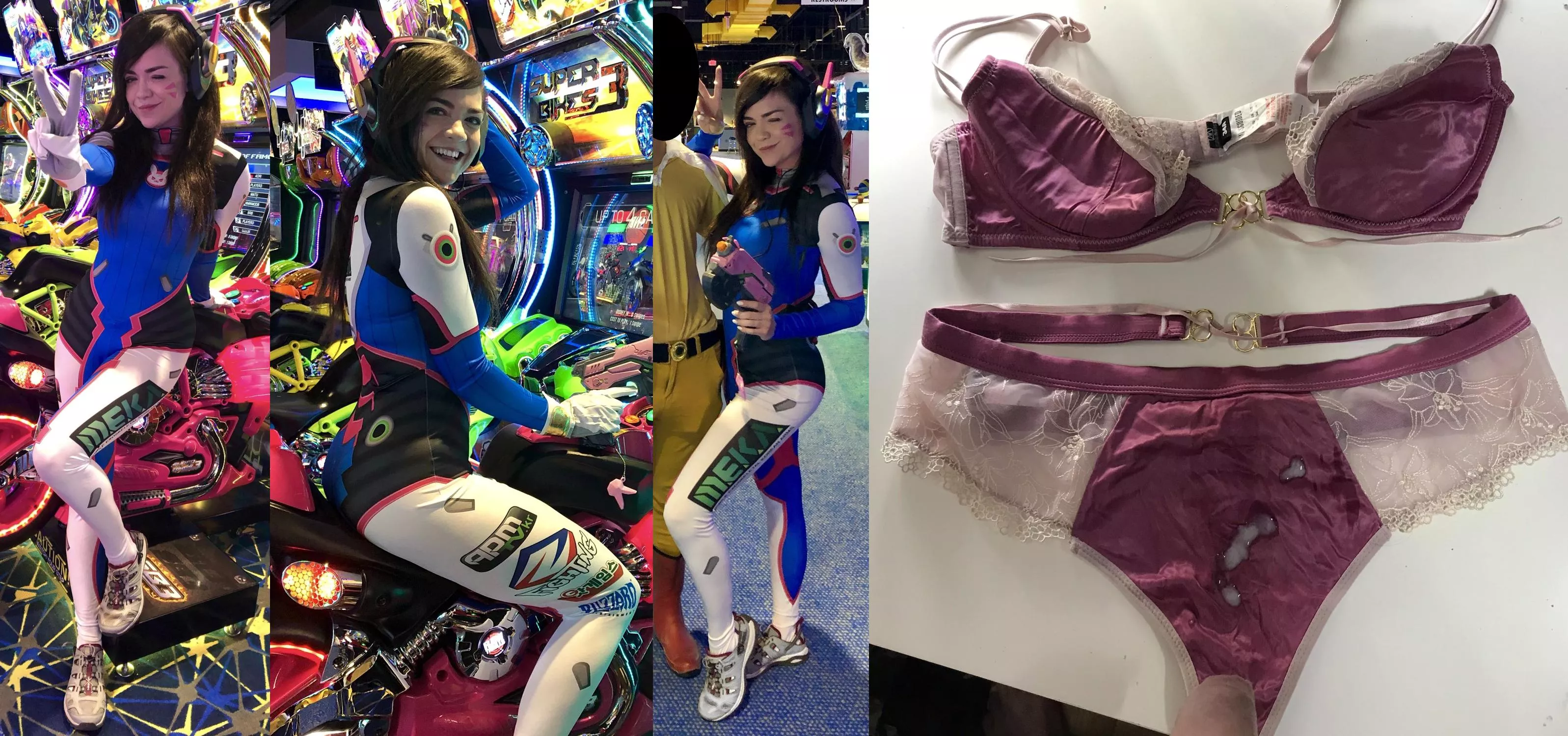 'Borrowed' my nerdy friend's lingerie