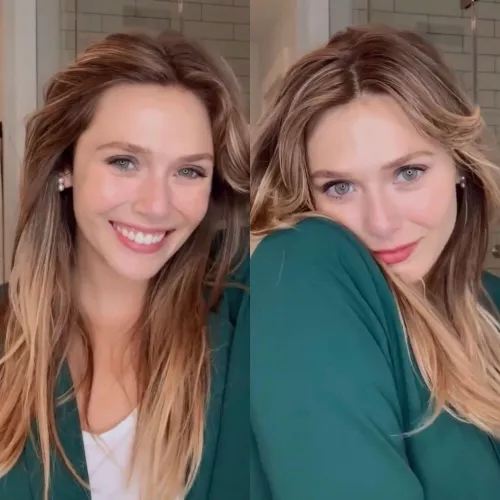 Bottom for me while elizabeth olsen watches?