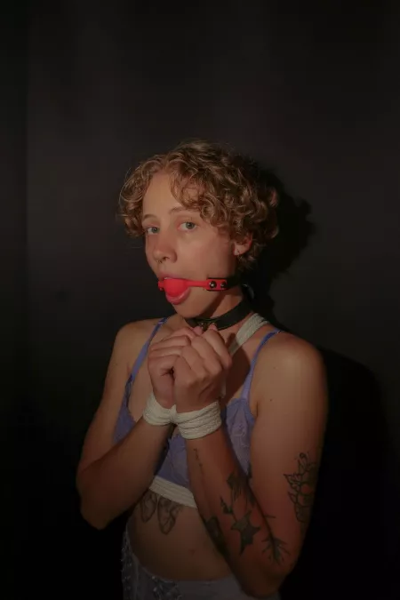 Bound and gagged. (OC)