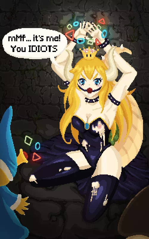 Bowsette gets captured Bowsette gets captured