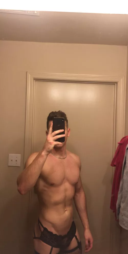 Boxers are nice…but sometimes lingerie is better 💕