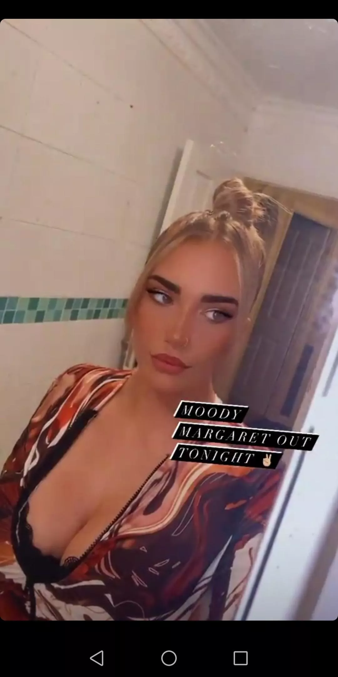 Bra on show Bra on show