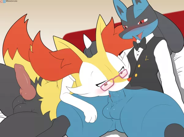 Braixen and the Bartender (Winick-Lim)