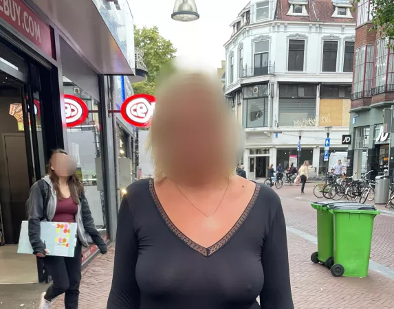 Braless i think anyone noticed it
