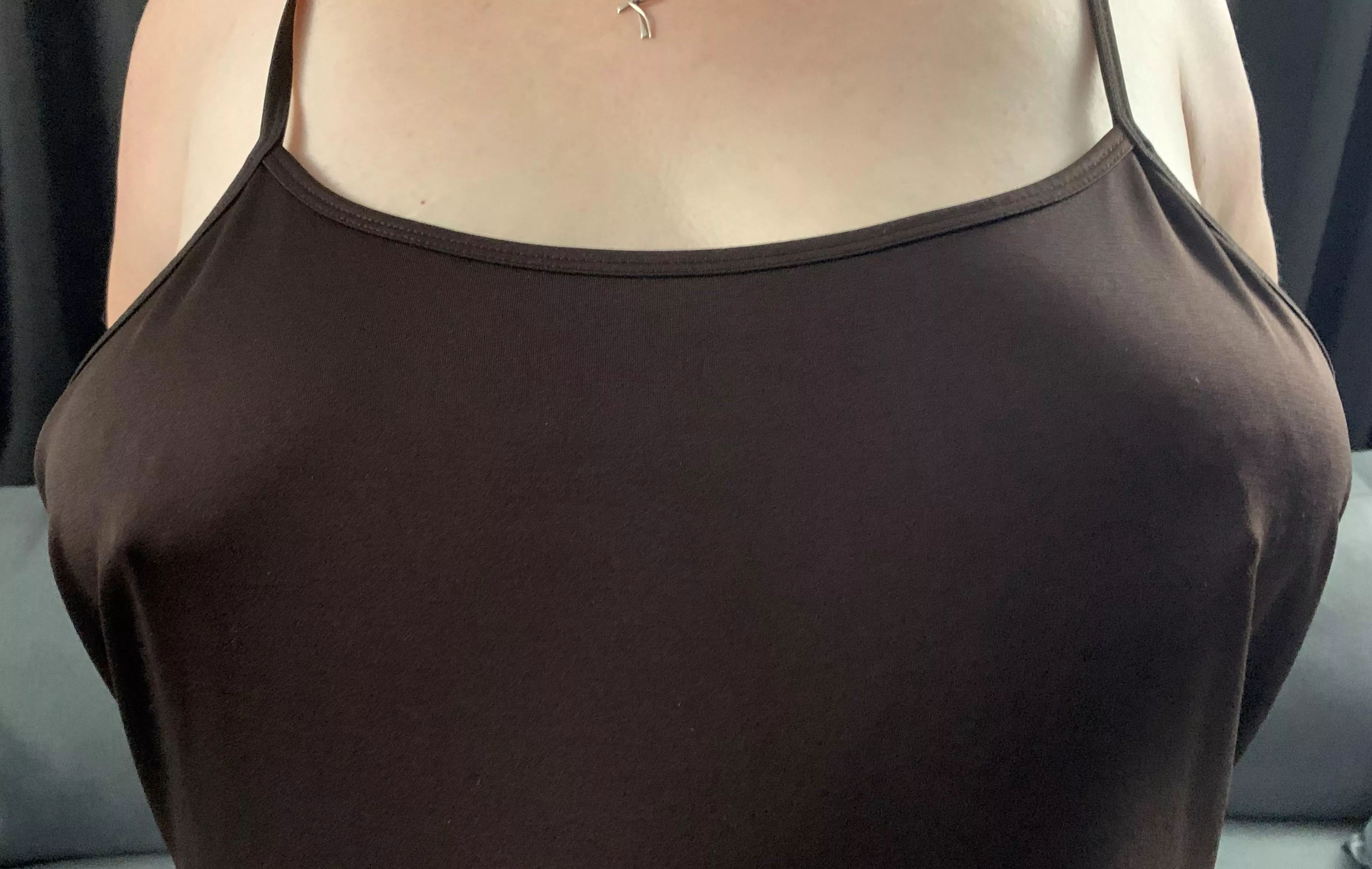 Braless in brown Braless in brown