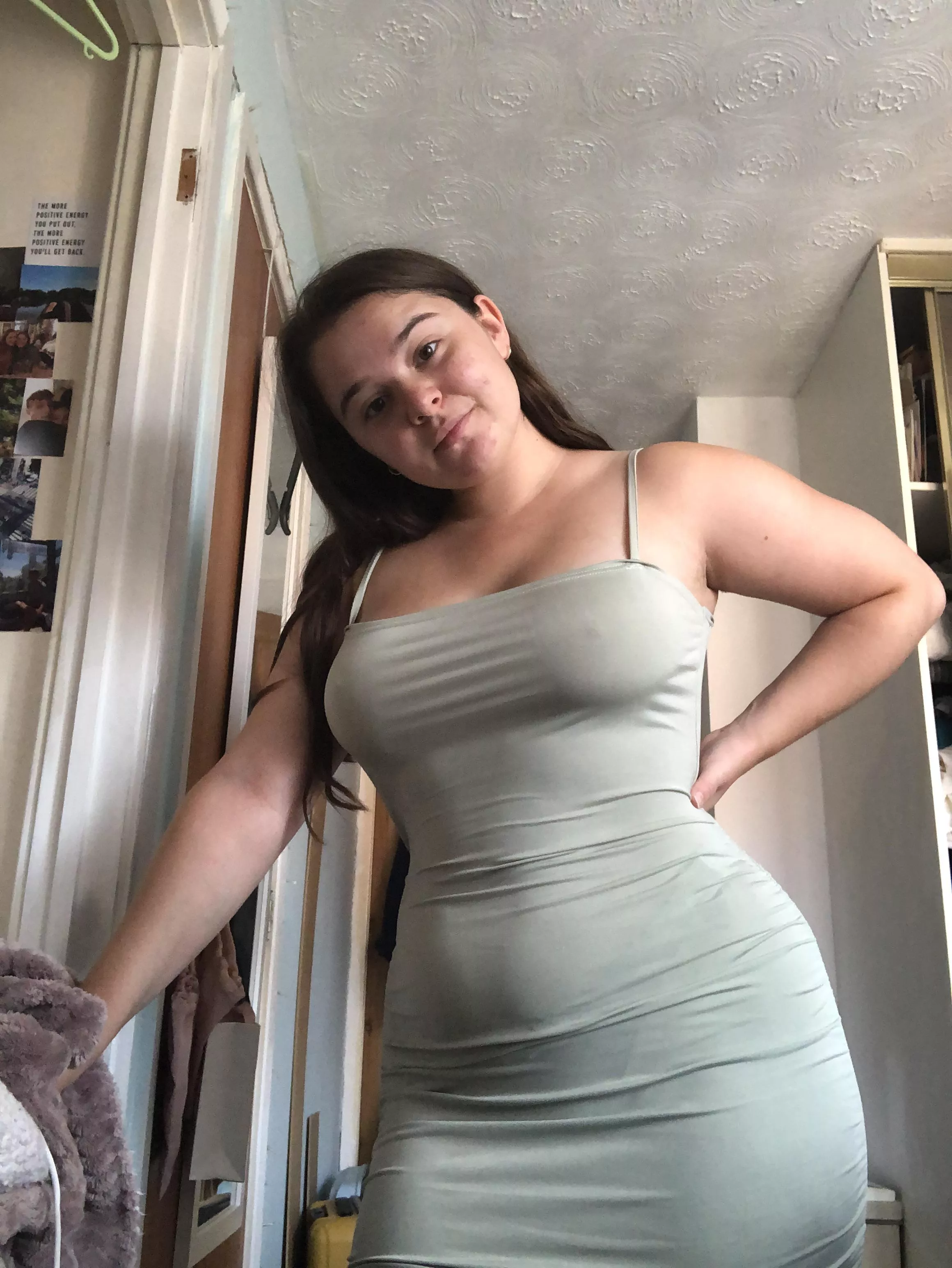 Braless is the only way to wear this dress Braless is the only way to wear this dress