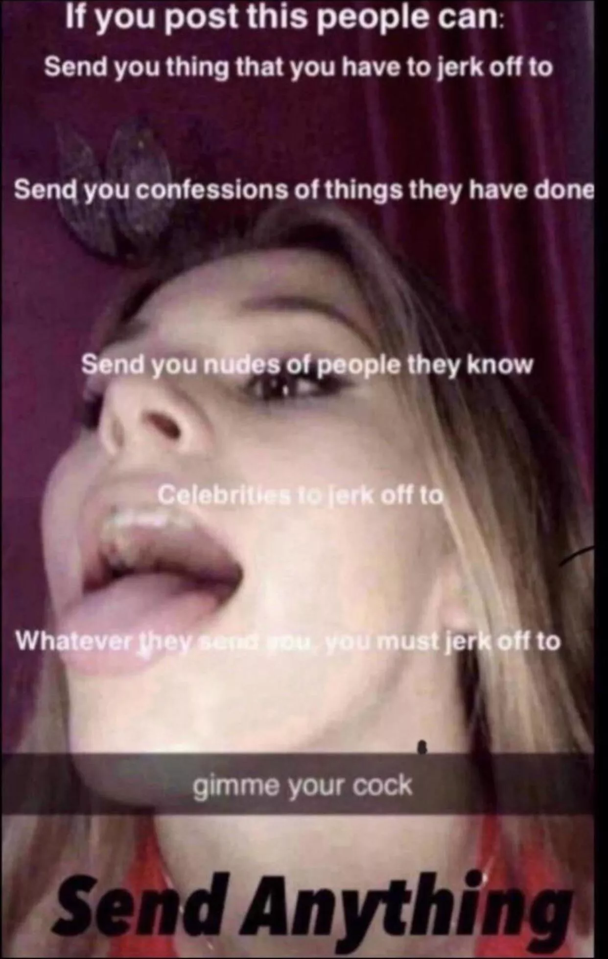 Break my mind with filth