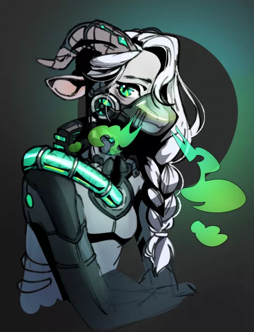 · Breathe in · Breathe out · (art by me)