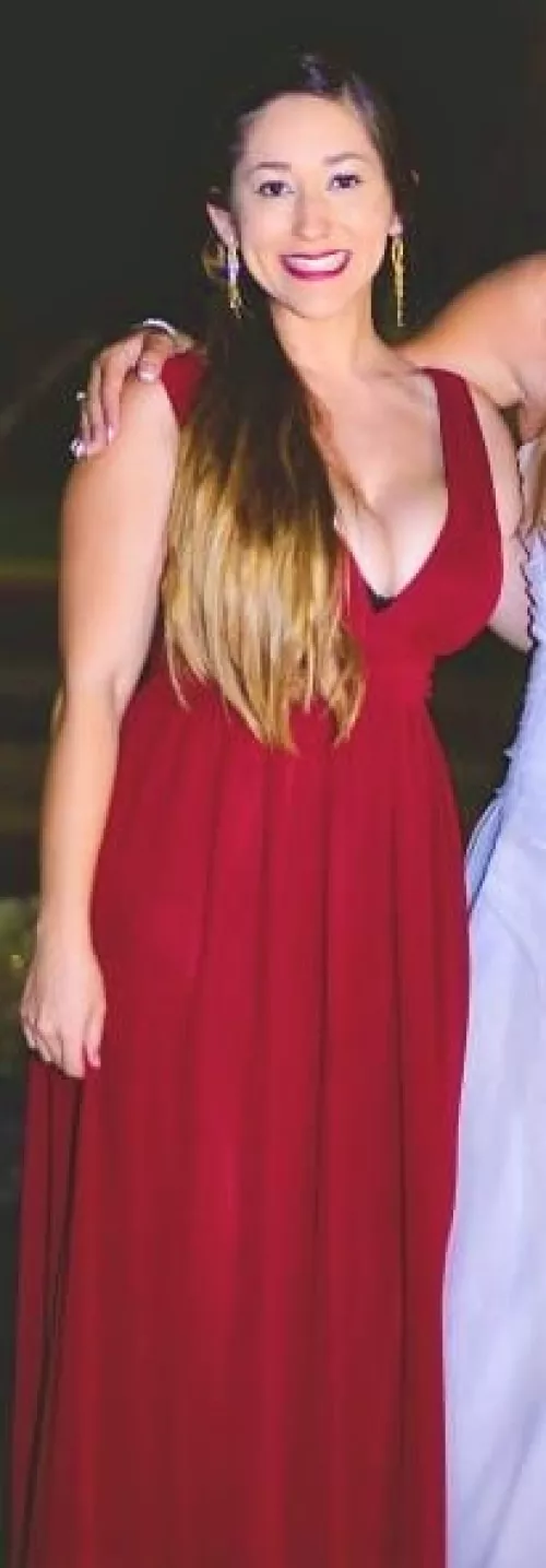 Bridesmaid's dress didn't fit her Bridesmaid's dress didn't fit her