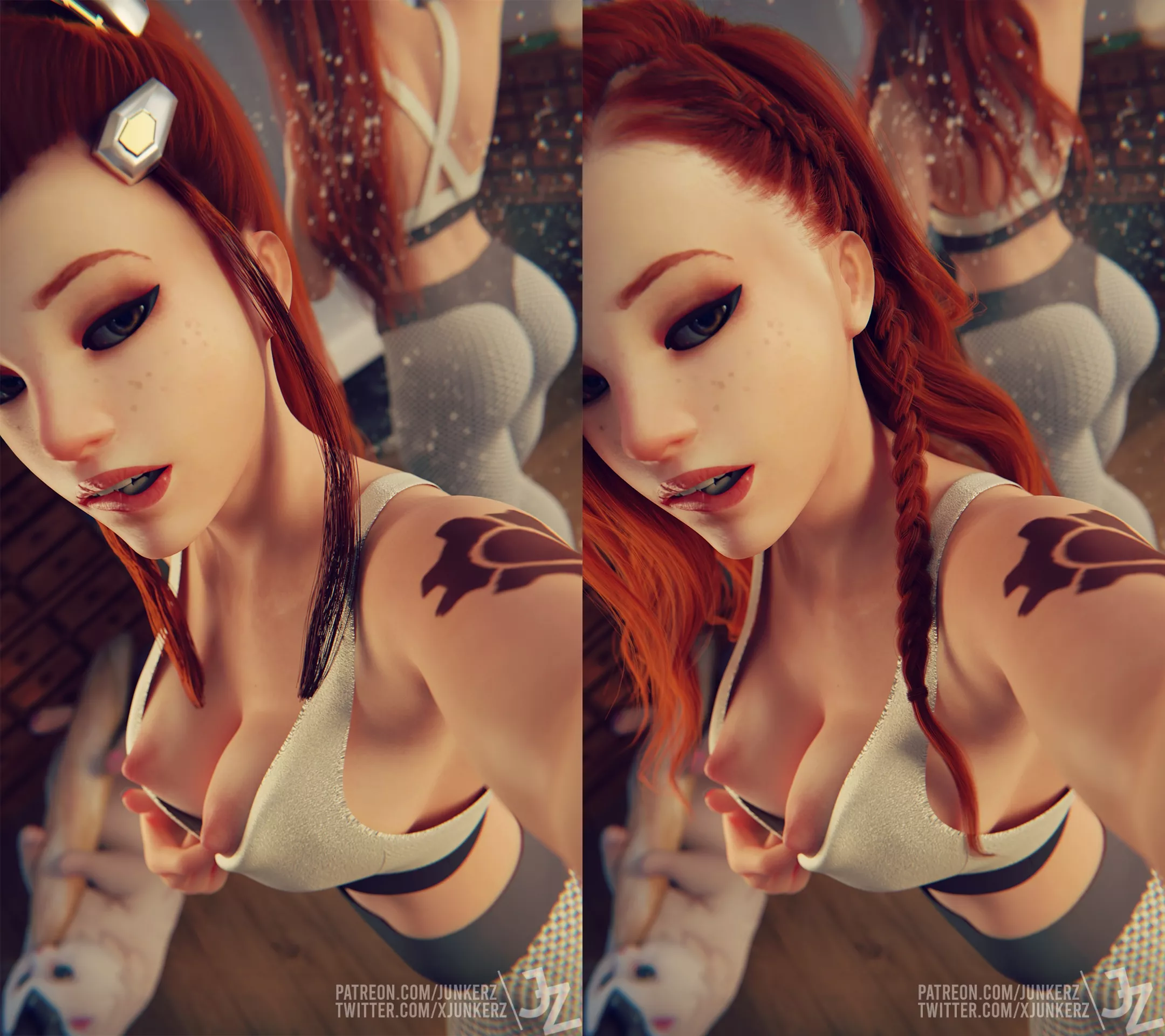 Browse brigitte mirrored junkerz overwatch - fitdrawngirls for free on xxxp...