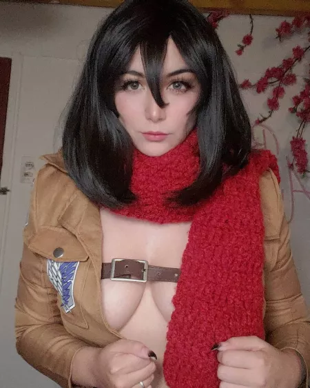 Britany Angelus as Mikasa, Attack On Titan Britany Angelus as Mikasa, Attack On Titan