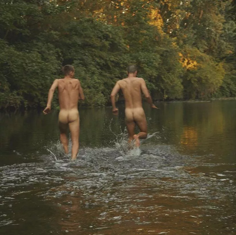 British dancer and actor Liam Mower (on left) released this picture to Instagram. Liam is a principal dancer with Matthew Bourne’s company and was seen as The Prince in Swan Lake recently released to cinema.