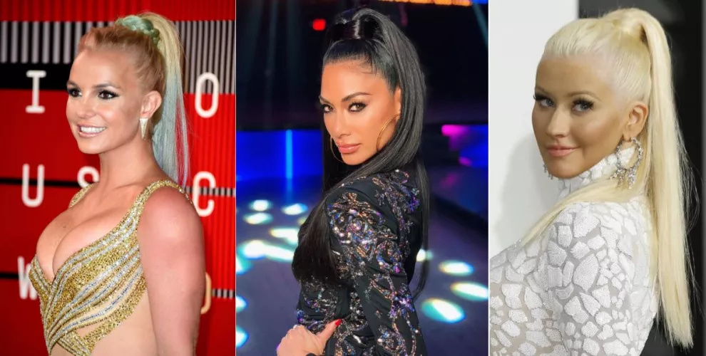 Britney Spears, Nicole Scherzinger, Christina Aguilera Britney Spears, Nicole Scherzinger, Christina Aguilera