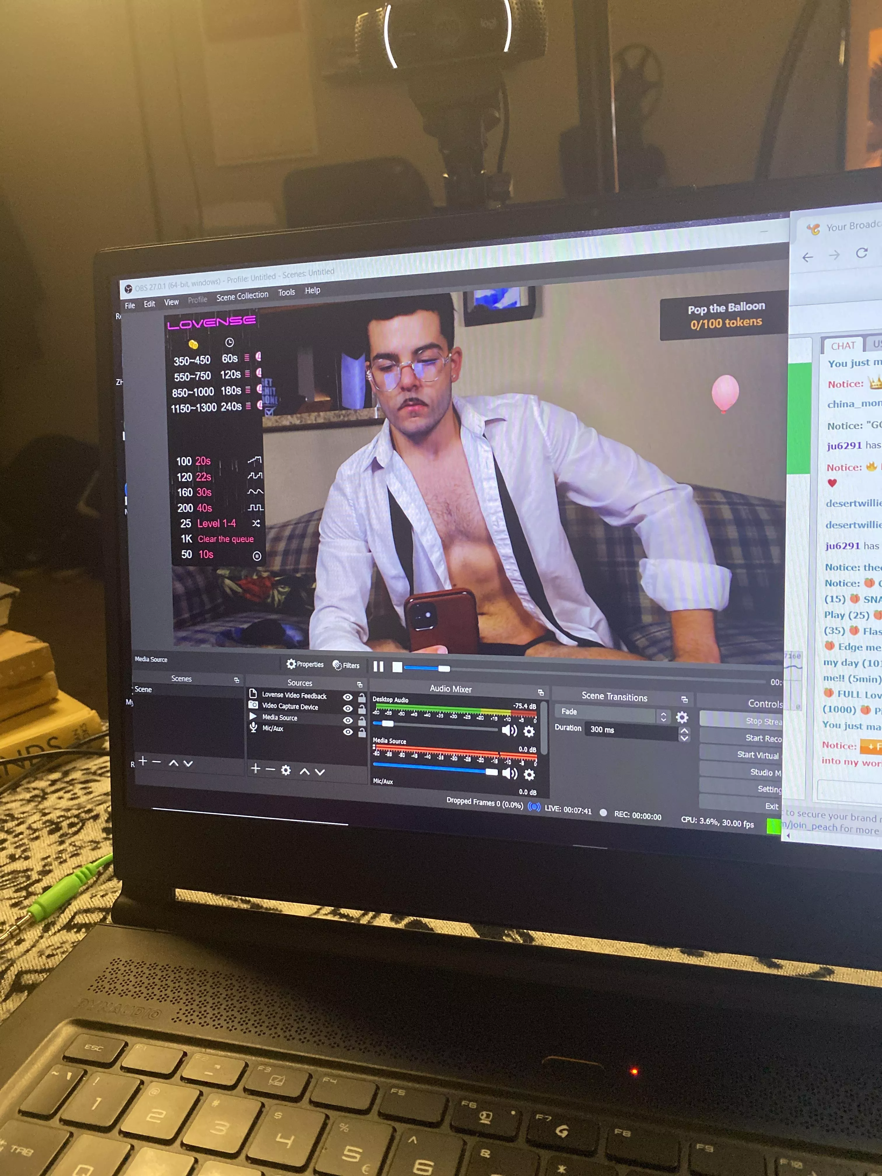 Broadcasting now!!! Until midnight EST tonight ?? CUM & HANG