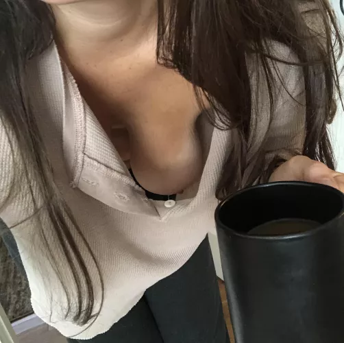 Brought you some coffee babe 😘