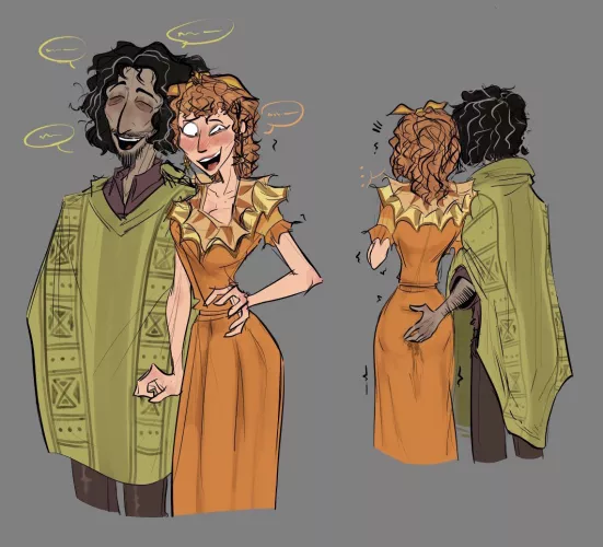 Bruno giving his sister Pepa a little precipitation (Badlyjiim) [Encanto]