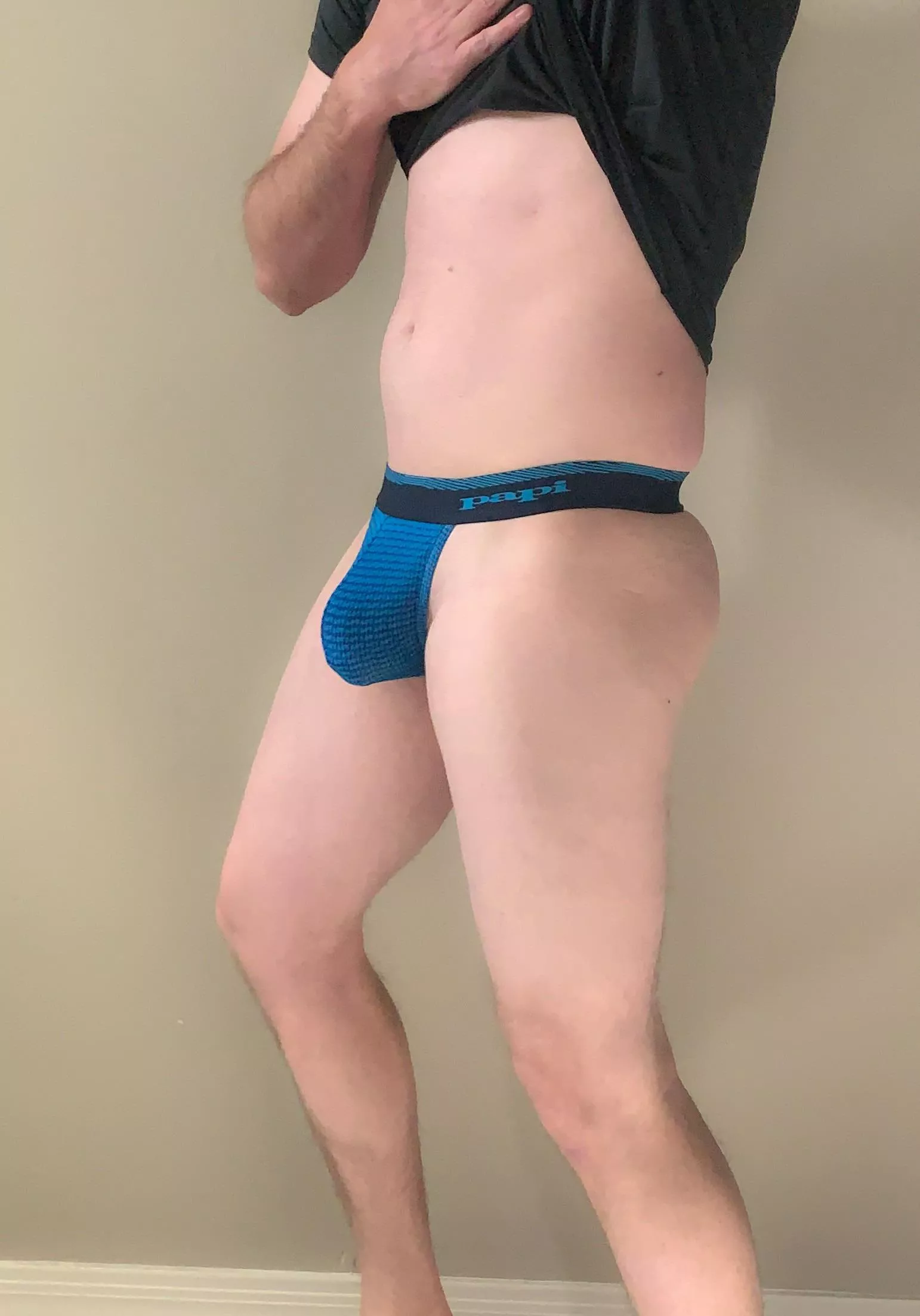 Bulging in my new thong