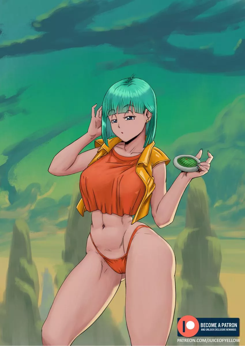 Bulma looking for your dragon balls