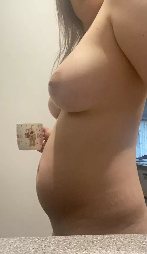 Bump and I enjoying a morning coffee π€