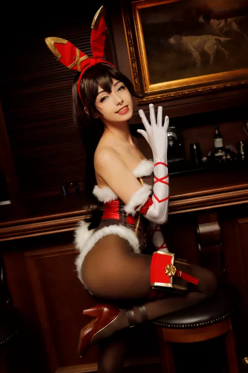 Bunny Amber Cosplay by Samichuu.