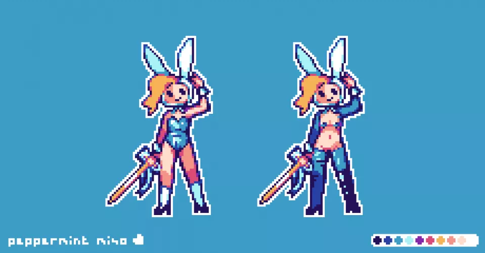 bunny suit fionna by me (peppermint_miso on twitter)