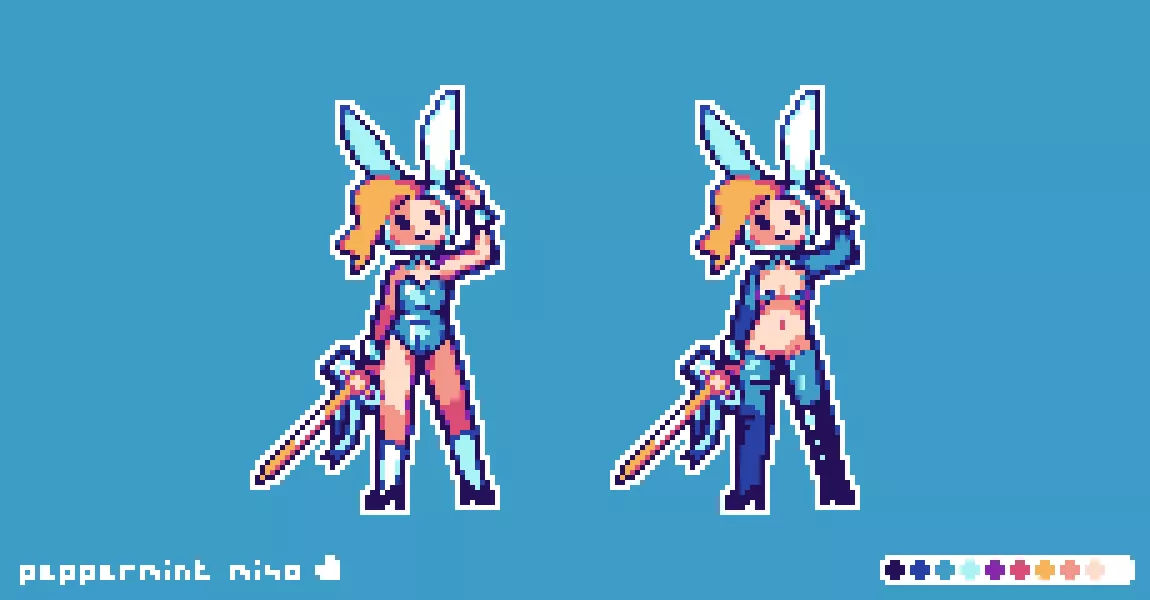 bunny suit fionna by me (peppermint_miso on twitter)