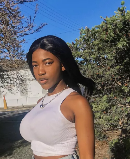 Busty African