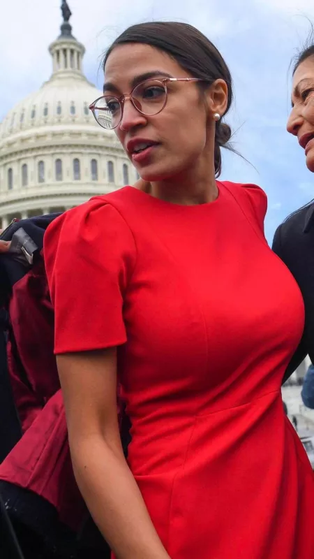 Busty Alexandria Ocasio-Cortez aka AOC 🤤 Busty Alexandria Ocasio-Cortez aka AOC 🤤